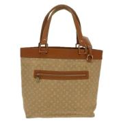 Louis Vuitton Vintage Pre-owned Canvas louis-vuitton-vskor Beige, Dam