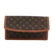 Louis Vuitton Vintage Pre-owned Canvas kuvertvskor Brown, Dam