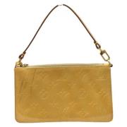 Louis Vuitton Vintage Pre-owned Tyg louis-vuitton-vskor Yellow, Dam