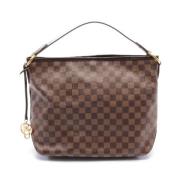 Louis Vuitton Vintage Pre-owned Canvas handvskor Brown, Dam