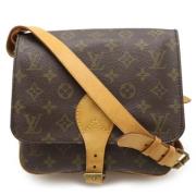 Louis Vuitton Vintage Pre-owned Canvas crossbodyvskor Brown, Dam