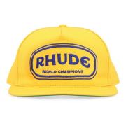 Rhude Basebollkeps med platt skärm Yellow, Herr