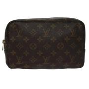 Louis Vuitton Vintage Pre-owned Canvas kuvertvskor Brown, Dam