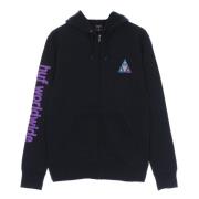 HUF Prism Triple Triangle Zip Up Hoodie Blue, Herr