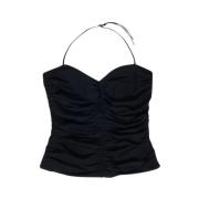 The New Society Eros Woman Top Caviar Black, Dam