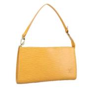 Louis Vuitton Vintage Pre-owned Laeder louis-vuitton-vskor Yellow, Dam