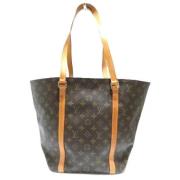 Louis Vuitton Vintage Pre-owned Canvas axelremsvskor Brown, Dam