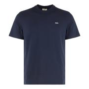 Autry Ribbad T-shirt med rund hals Blue, Herr