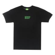 HUF Svart Herr Tee med Tryckt Logotyp Black, Herr