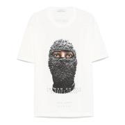 IH NOM UH NIT Vit Logotyp Tryck T-shirt Authentic Mask White, Herr