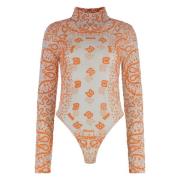 Rhude Keyhole Bodysuit med knäppning bak Multicolor, Dam