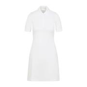 Courrèges Piqué Klänning White, Dam