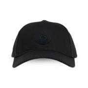 Moncler Svart Justerbar Sexpanelig Hatt Black, Dam