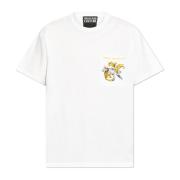 Versace Jeans Couture T-shirt med ficka White, Herr