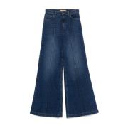 Twinset Stiligt Jeans Set Blue, Dam