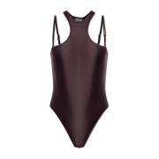 Versace Jeans Couture Off-shoulder bodysuit Brown, Dam