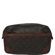 Louis Vuitton Vintage Pre-owned Canvas kuvertvskor Brown, Dam