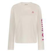 FABIENNE CHAPOT Phileine Long Sleeve T-Shirt White, Dam