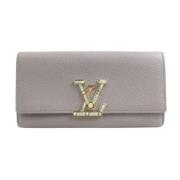 Louis Vuitton Vintage Pre-owned Laeder plnbcker Gray, Dam