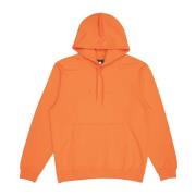 Edwin Bomull Hoodie Sweatshirt Orange, Herr