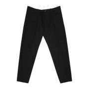 Nine In The Morning Stretch bomull chino byxor Black, Herr