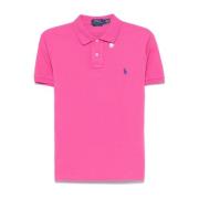 Polo Ralph Lauren Fuchsia Polo Pony Broderad Skjorta Pink, Herr