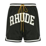 Rhude Sweatshorts med logotyp Black, Herr