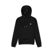 Belstaff Phoenix Patch Hoodie Svart Black, Herr