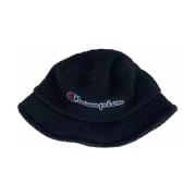 Champion Svart Fleece Bucket Hat Black, Dam