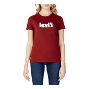 Levi's Dam Print T-shirt Red, Dam