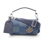 Louis Vuitton Vintage Pre-owned Canvas handvskor Blue, Herr