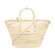 Jacquemus ‘Le Panier Soli’ shoppingväska Beige, Dam