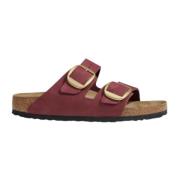 Birkenstock Bruna läderremssandaler för höst/vinter Brown, Dam