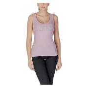 Guess Lila Tryck Ärmlös Tanktop Purple, Dam