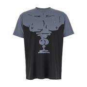 Vivienne Westwood Logotyp Broderade T-shirts och Polos Gray, Herr