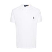 Polo Ralph Lauren Vit Bomullspolo med Pony Motif White, Herr