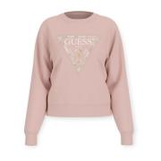 Guess Stiliga hoodies för en trendig look Pink, Dam