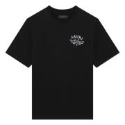 Amiri Kortärmad rund hals T-shirt Black, Herr