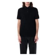 Emporio Armani Klassisk Polo Tröja för Män Black, Herr