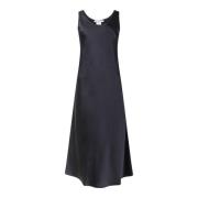 Max Mara Elegant Pure Dresses Kollektion Blue, Dam