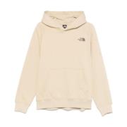 The North Face Sand Raglan Redbox Sweatshirt med huva Beige, Herr