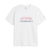 ECOALF Ekologisk bomull T-shirt med Planet B-krav White, Herr