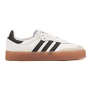 Adidas Klassisk Sambae Sneaker i Vit & Svart White, Dam