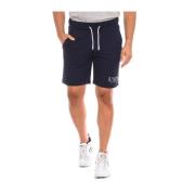 U.S. Polo Assn. Sportiga bomullsbermuda shorts Blue, Herr