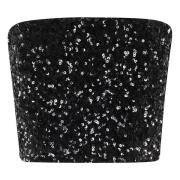 ROTATE Birger Christensen Sequin Crop Top Black, Dam