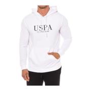 U.S. Polo Assn. Huvtröja med justerbar dragsko White, Herr