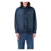 A.P.C. Denim Overshirt Basile Stil Blue, Herr