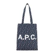 A.P.C. Canvas Lou Shoppingväska Multicolor, Dam