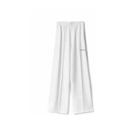 HINNOMINATE Wide Trousers White, Dam