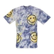 MARKET Smiley Tie Dye Herr T-shirt Multicolor, Herr